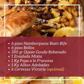 PAQUETE HAMBURGUESAS Y ALITAS