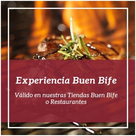 EXPERIENCIA BUEN BIFE $1,000 MXN